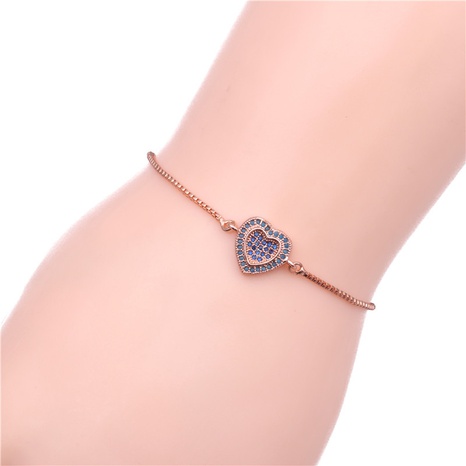 Copper Korea Sweetheart bracelet  (Rose alloy) NHYL0005-Rose-alloy's discount tags