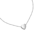 TitaniumStainless Steel Korea Sweetheart necklace  Mini heart rose alloy NHOK0224Miniheartrosealloypicture3