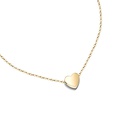 TitaniumStainless Steel Korea Sweetheart necklace  Mini heart rose alloy NHOK0224Miniheartrosealloypicture8