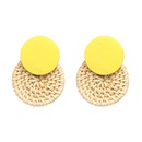 Alloy Fashion Geometric earring  yellow NHJJ5050yellowpicture1