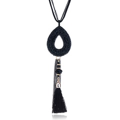 Alloy Korea Geometric necklace  (black) NHPK2063-black