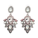 Imitated crystalCZ Fashion Flowers earring  Blue color NHJJ5093Bluecolorpicture2