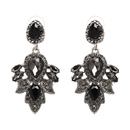 Imitated crystalCZ Fashion Flowers earring  Blue color NHJJ5093Bluecolorpicture3