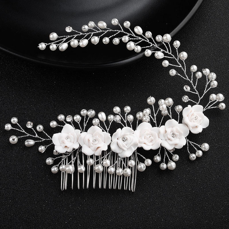 Beads Fashion Flowers Hair accessories  Alloy NHHS0529Alloy