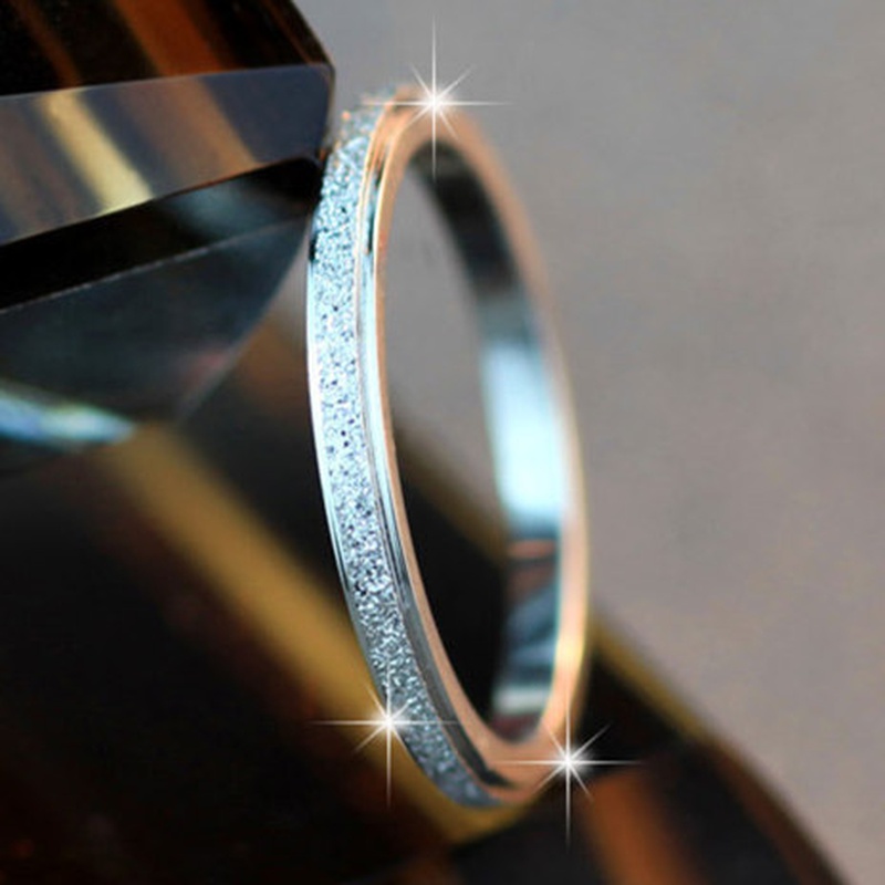 TitaniumStainless Steel Fashion  Ring  Steel color5 NHIM1266Steelcolor5