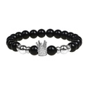 Natural Stone Fashion Animal bracelet  Black crown NHYL0207Blackcrownpicture2