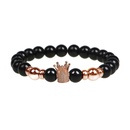 Natural Stone Fashion Animal bracelet  Black crown NHYL0207Blackcrownpicture3