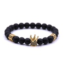 Natural Stone Fashion Animal bracelet  Black crown NHYL0206Blackcrownpicture4