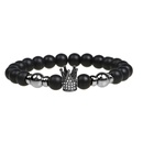 Natural Stone Fashion Animal bracelet  Black crown NHYL0207Blackcrownpicture1