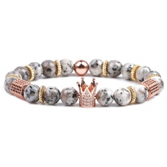 Natural Stone Fashion Geometric bracelet  (Imitation bodhi) NHYL0218-Imitation-bodhi