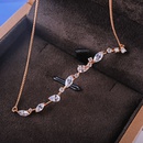 Alloy Korea Geometric necklace  Rose alloy NHLJ4083Rosealloypicture1