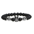 Natural Stone Fashion Animal bracelet  Black crown NHYL0207Blackcrownpicture9