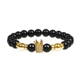 Natural Stone Fashion Animal bracelet  Black crown NHYL0207Blackcrownpicture12
