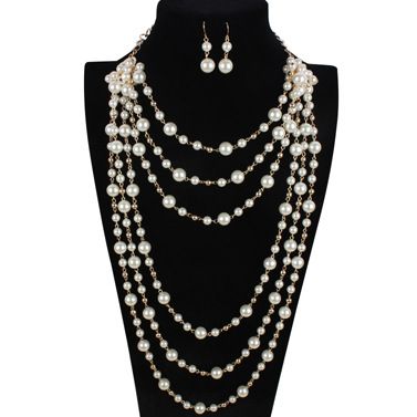 Beads Fashion Animal necklace  creamywhite NHCT0306creamywhite