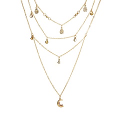 Alloy Simple Sweetheart necklace  (Alloy) NHGY2445-Alloy