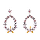Alloy Bohemia Flowers earring  yellow NHJQ10699yellowpicture1