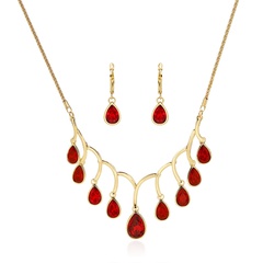 Alloy Korea  Bridal jewelry  (61172509 red) NHXS1690-61172509-red