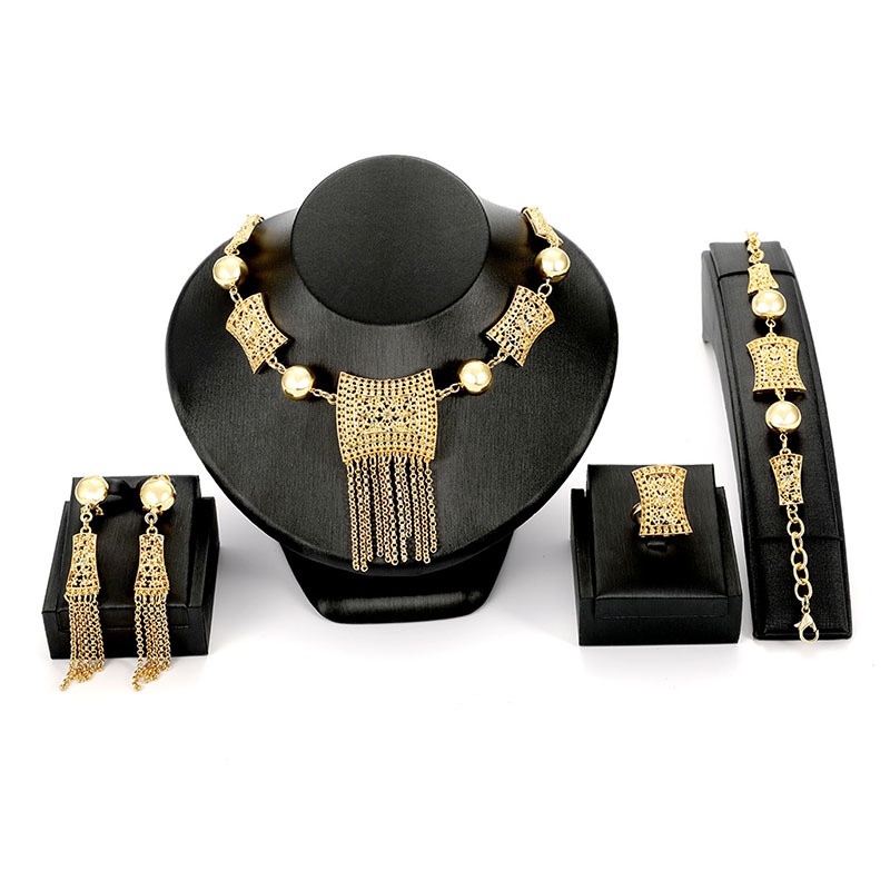 Alloy Fashion Tassel necklace  61174426 NHXS169661174426