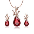 Alloy Korea  necklace  61172512 red NHXS169361172512redpicture3