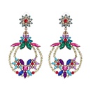 Imitated crystalCZ Fashion Flowers earring  51170 NHJJ510451170picture1