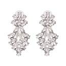Imitated crystalCZ Fashion Flowers earring  white NHJJ5117whitepicture1