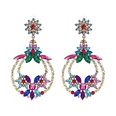 Imitated crystalCZ Fashion Flowers earring  51170 NHJJ510451170picture3