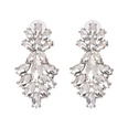 Imitated crystalCZ Fashion Flowers earring  white NHJJ5117whitepicture5