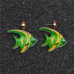 Alloy Fashion Animal earring  (Alloy eared fish) NHYL0228-Alloy-eared-fish