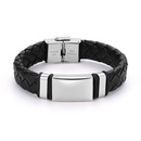 Leather Fashion Geometric bracelet  61186338 NHXS180561186338picture1