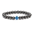 Alloy Fashion Cross bracelet  blue NHYL0232bluepicture7