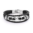 Leather Fashion Geometric bracelet  61186339 NHXS180461186339picture3