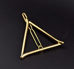 Alloy Simple Geometric Hair accessories  (Triangle alloy) NHHN0024-Triangle-alloy