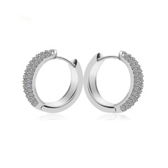 Alloy Korea Geometric earring  (white) NHTM0404-white