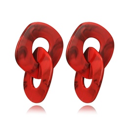 Alloy Bohemia Geometric earring  red NHGY2482redpicture1