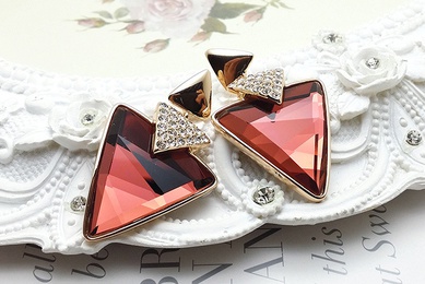 Alloy Fashion Geometric earring  Rose alloy champagne NHLJ4098Rosealloychampagnepicture3