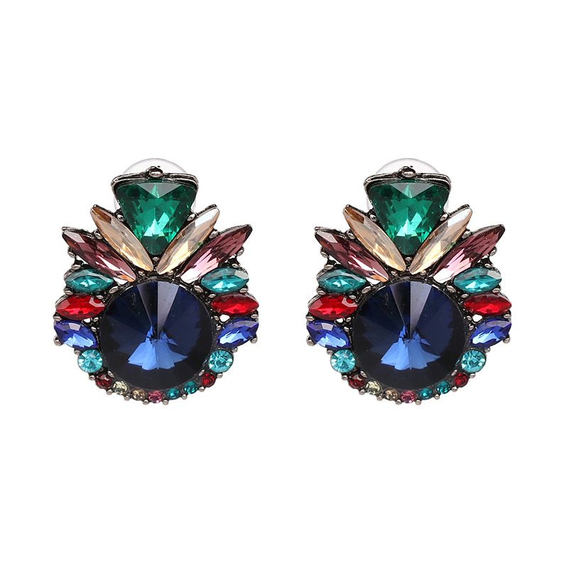 Imitated crystalCZ Fashion Flowers earring  color NHJJ5079color