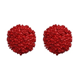 Alloy Simple Geometric earring  red NHJJ5067redpicture1