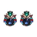 Imitated crystalCZ Fashion Flowers earring  color NHJJ5079colorpicture10