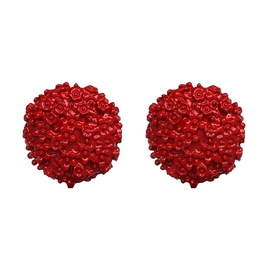 Alloy Simple Geometric earring  red NHJJ5067redpicture7