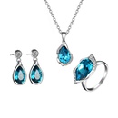 Alloy Fashion  necklace  61173174 blue NHXS176861173174bluepicture1