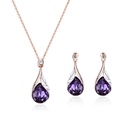 Alloy Korea  necklace  61172403 purple NHXS177461172403purplepicture1