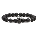 Natural Stone Fashion Geometric bracelet  black NHYL0085blackpicture1