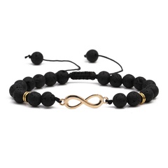 Natural Stone Fashion Animal bracelet  (black) NHYL0110-black
