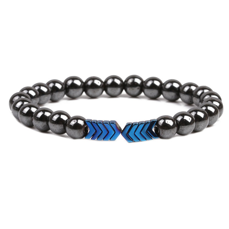 Natural Stone Fashion Geometric bracelet  blue NHYL0137blue