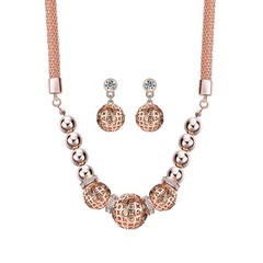 Alloy Korea  necklace  (61172414 rose alloy) NHXS1785-61172414-rose-alloy