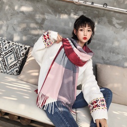 Cloth Korea  Cashmere scarf  blue NHCM1490bluepicture4