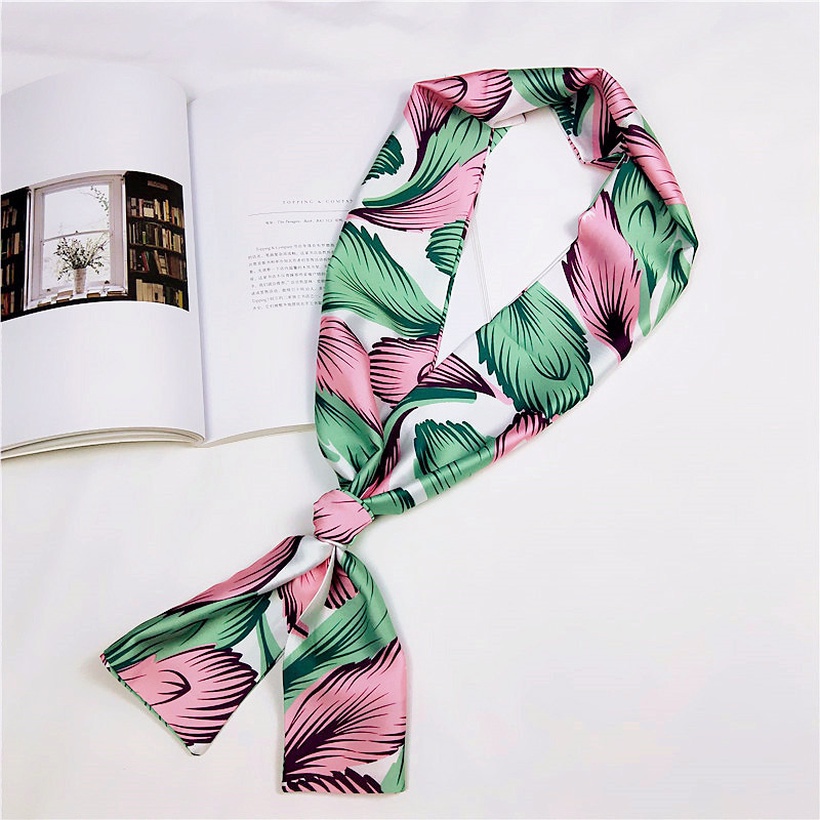 Alloy Korea Scarf 1 colored leaf flower NHMN00501coloredleafflower