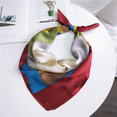 Alloy Korea  Scarf  (1 colorful square red) NHMN0067-1-colorful-square-red