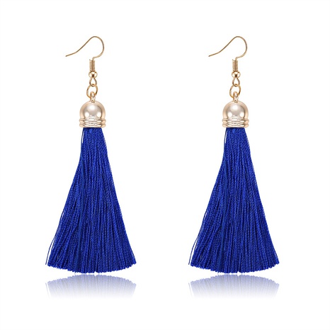 Alloy Bohemia Tassel earring  (61189533 sapphire blue) NHXS1827-61189533-sapphire-blue's discount tags