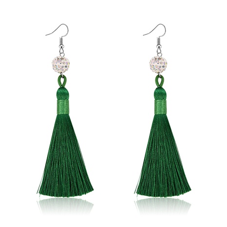 Alloy Bohemia Tassel earring  (61189540 green) NHXS1834-61189540-green's discount tags